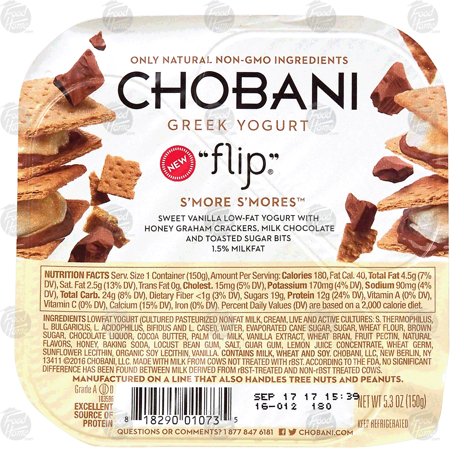 Chobani  S'more S'mores green yogurt Full-Size Picture